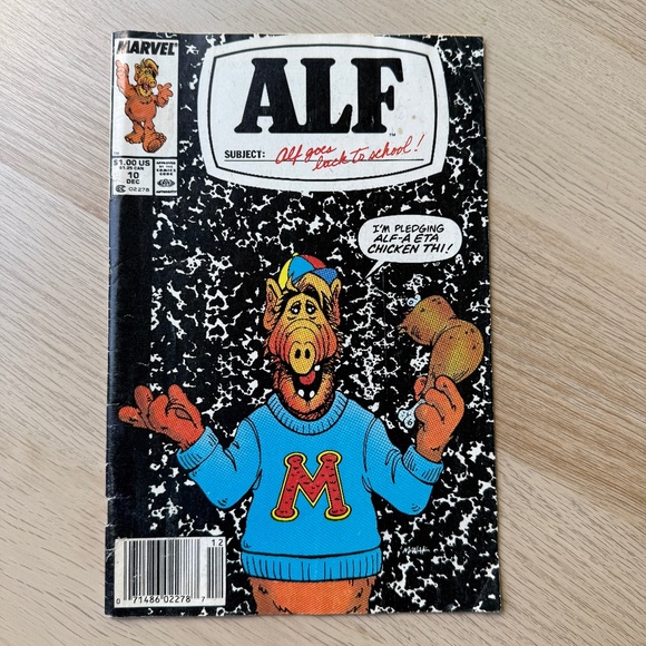 Other - Vintage 1988 Marvel Comics #10 ALF Goes Back to School